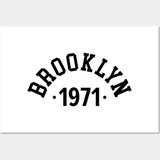 Brooklyn Chronicles: Celebrating Your Birth Year 1971 Posters and Art